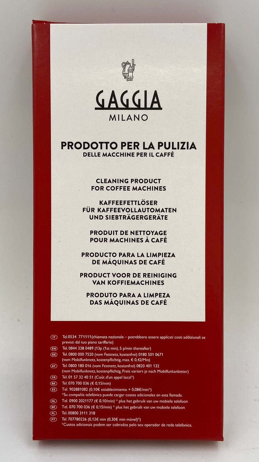 GAGGIA Pasticche Pulizia Circuito Caffè