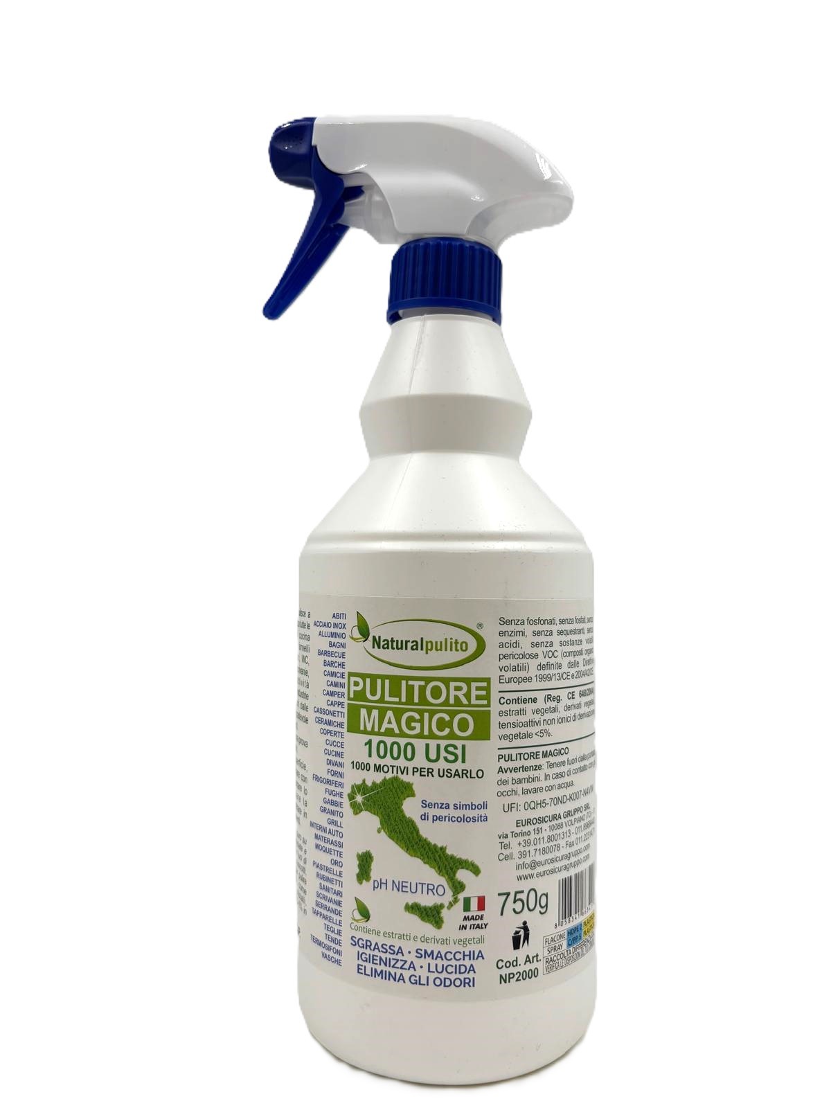 NATURALPULITO Pulitore magico 750ml