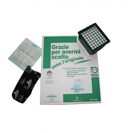 Set Farfalla + Filtri K130/131 Originali Folletto