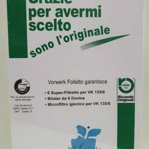 FOLLETTO VORWERK Set Farfalla VK135 VK136 Originale