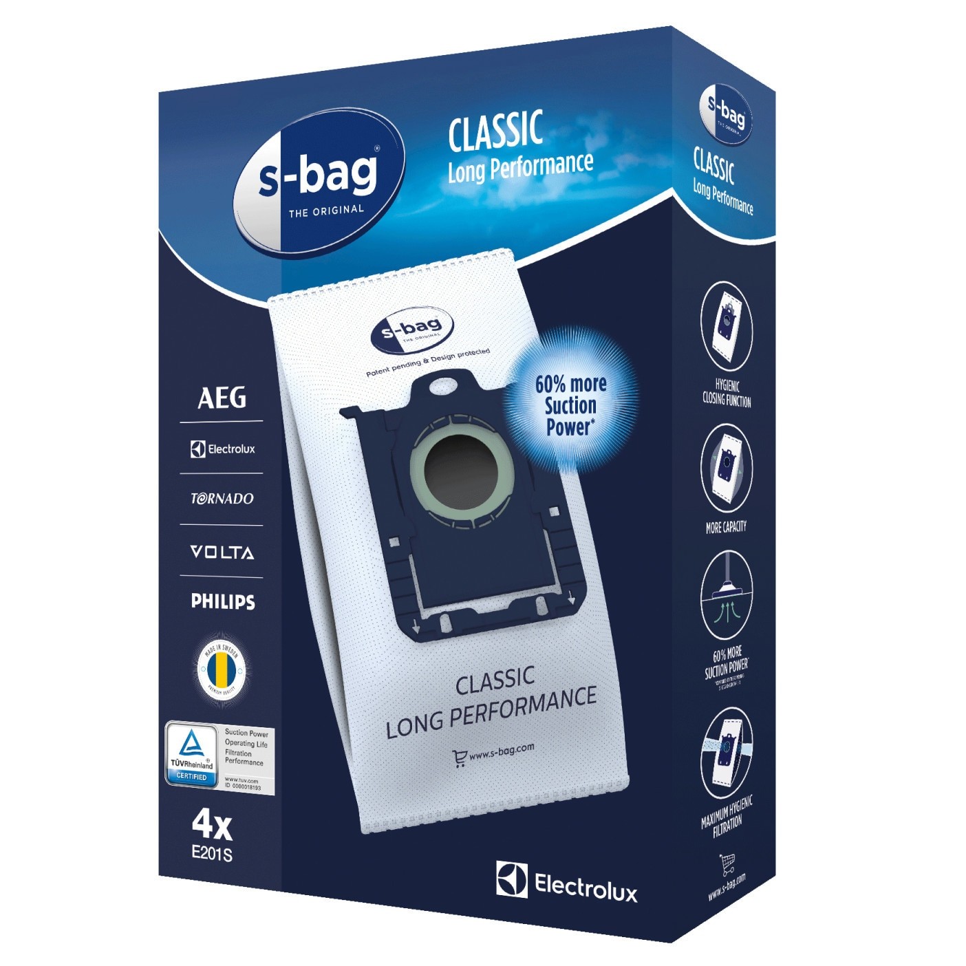 Sacchetti Electrolux E201S