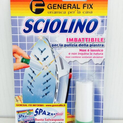 SCIOLINO Prodotto Pulizia Piastra Acciaio per Ferri da Stiro