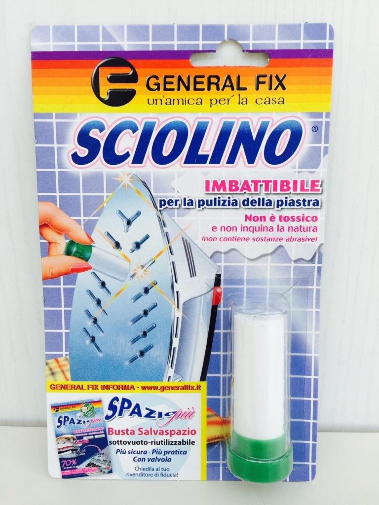 SCIOLINO Prodotto Pulizia Piastra Acciaio per Ferri da Stiro