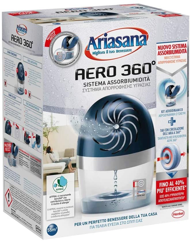 ARIASANA AERO360 Assorbiumido Ricaricabile con TAB