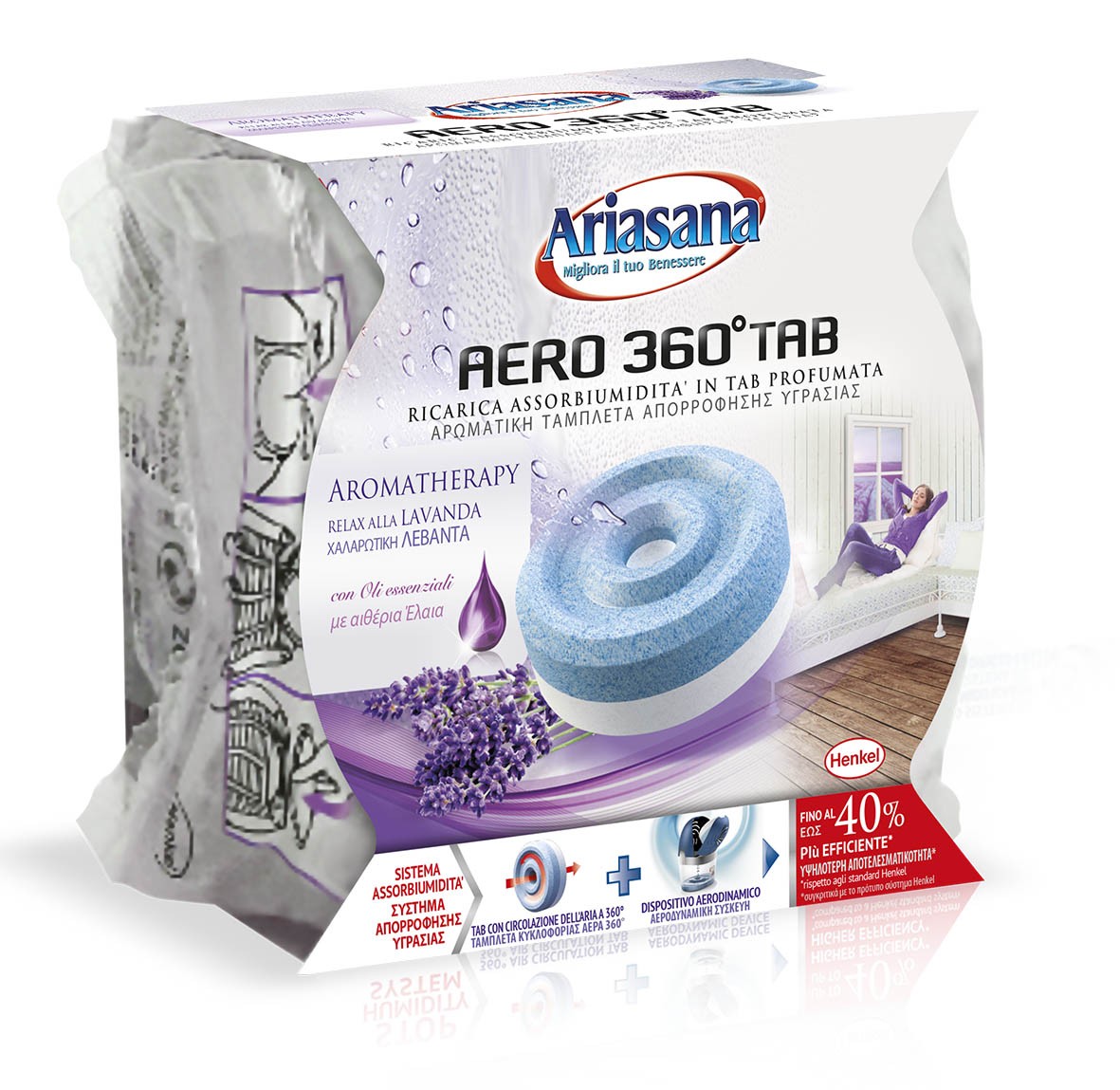 ARIASANA AERO360 Ricarica TAB Lavanda