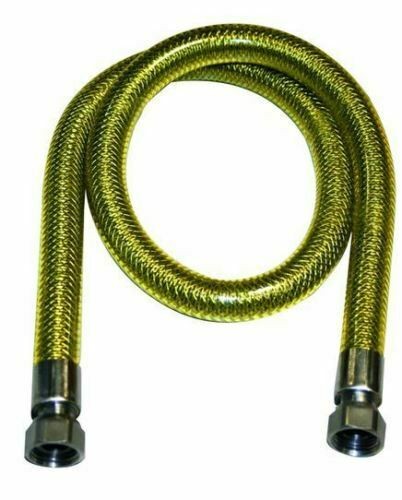 Tubo Gas Flessibile acciaio inox per metano/gpl FF 1/2"