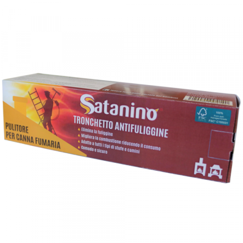 SATANINO Tronchetto Antifuliggine Pulitore Per Canna Fumaria