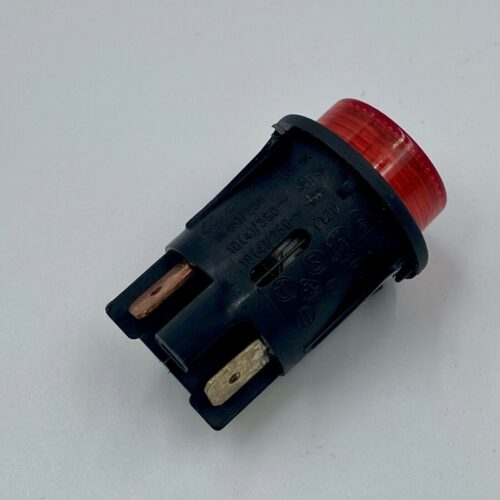 Interruttore Unipolare 16A Tondo Luminoso Rosso 4 contatti