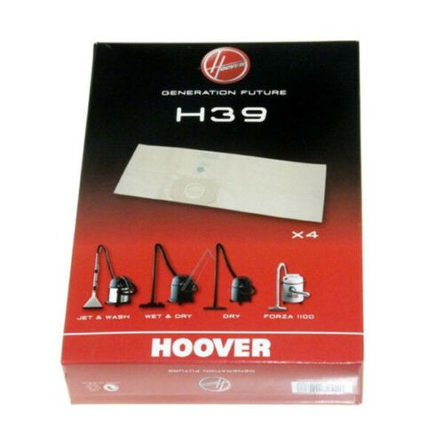 HOOVER Conf. 5 Sacchetti Bidone Aspirapolvere H39 Wet&Dry