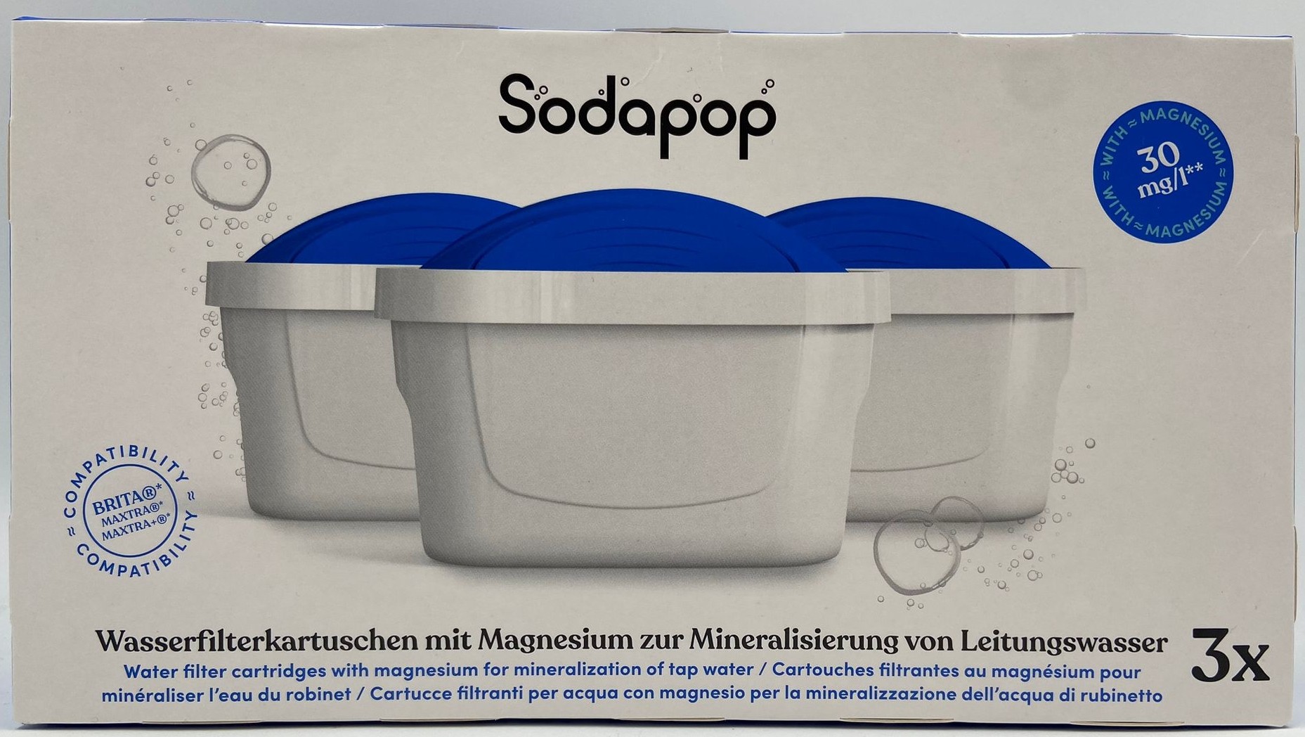 SODAPOP Filtri caraffa con magnesio compatibili Brita