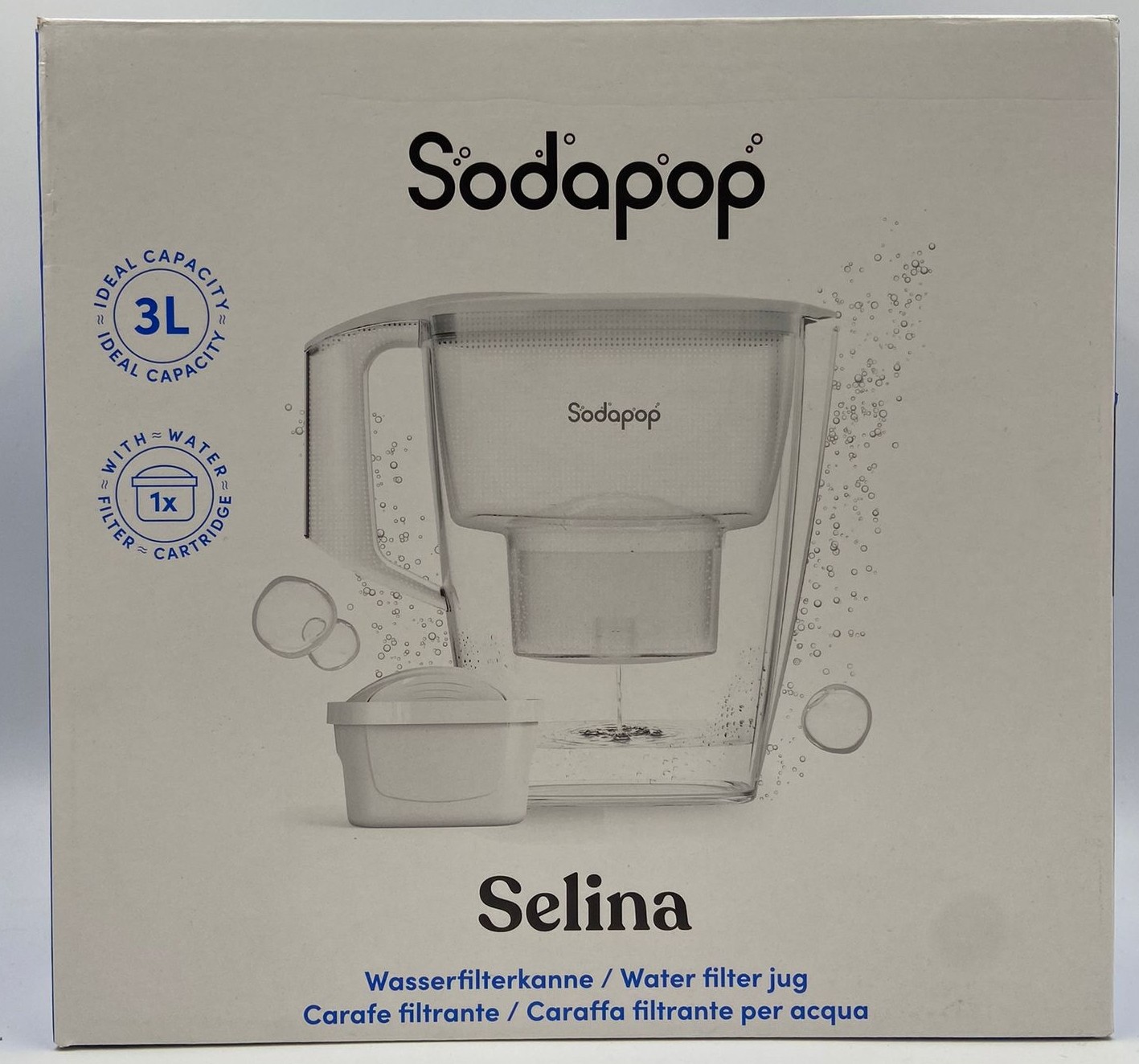 SODAPOP Caraffa Filtrante Selina