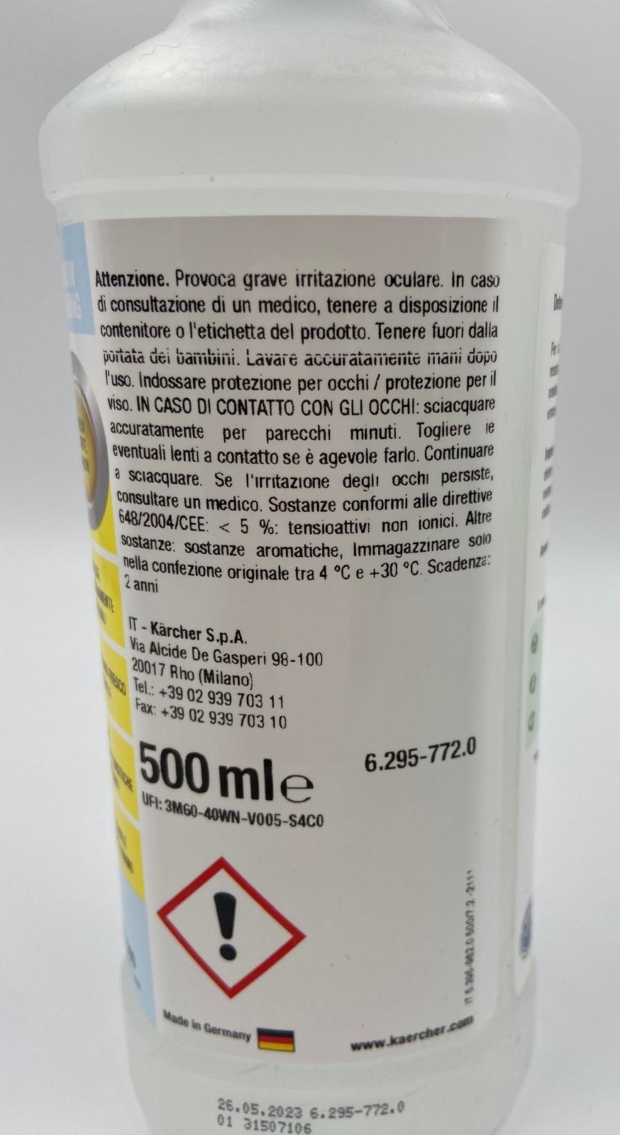 KARCHER RM500 Detergente Vetri concentrato