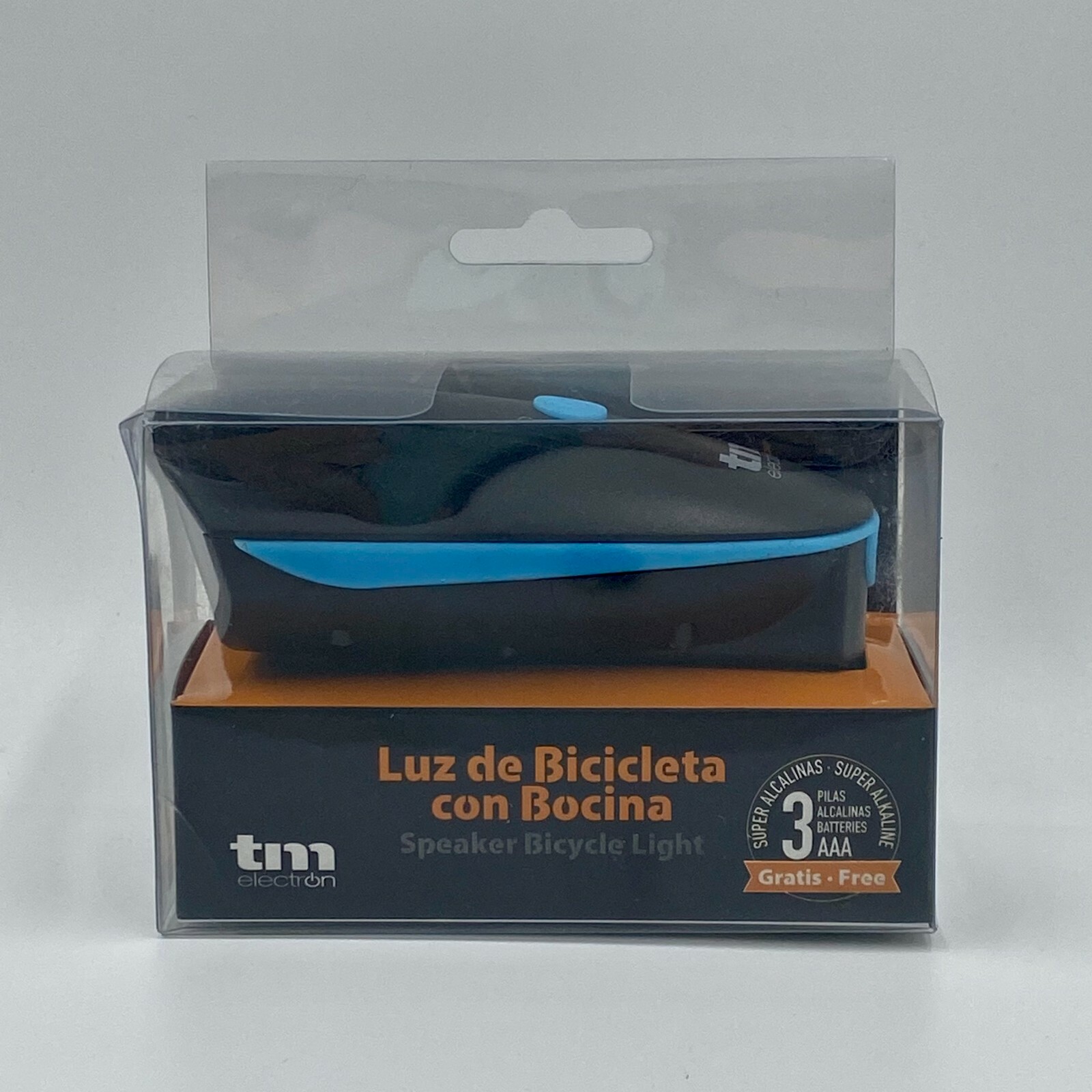 TMElectron Fanale Torcia Luce Faro Anteriore Sirena Led Bici Bicicletta 3W 250lm - immagine 3